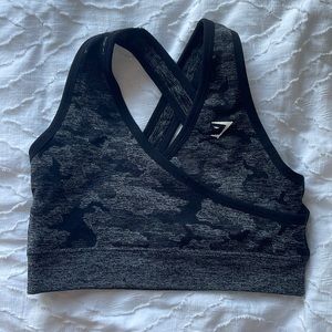 Gymshark camo sports bra